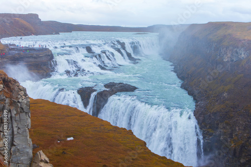 Gulfoss waterfall, Iceland 