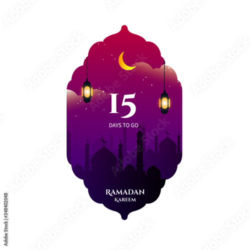 illustration vector graphic for Ramadan month
perfect for celebrate for muslim