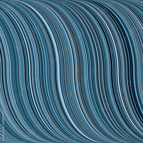 The African Style Blue Fabric Patterns, Abstract Colorful Wave Texture