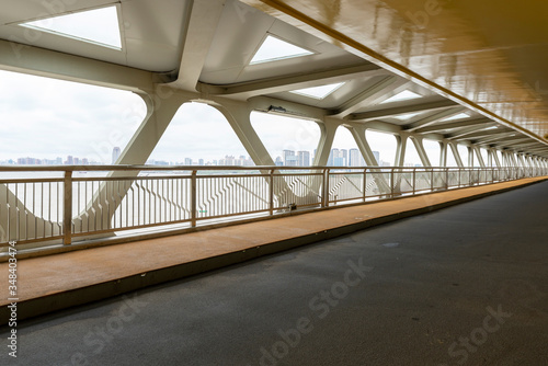 Bridge, pedestrians and non-motorized vehicle lanes