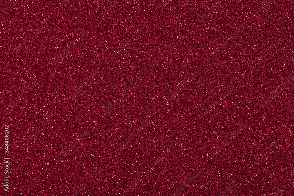 Elegant dark red glitter background, your contrast texture for personal unique design.