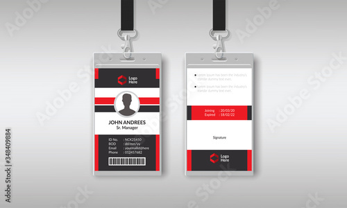 Office ID Card Template