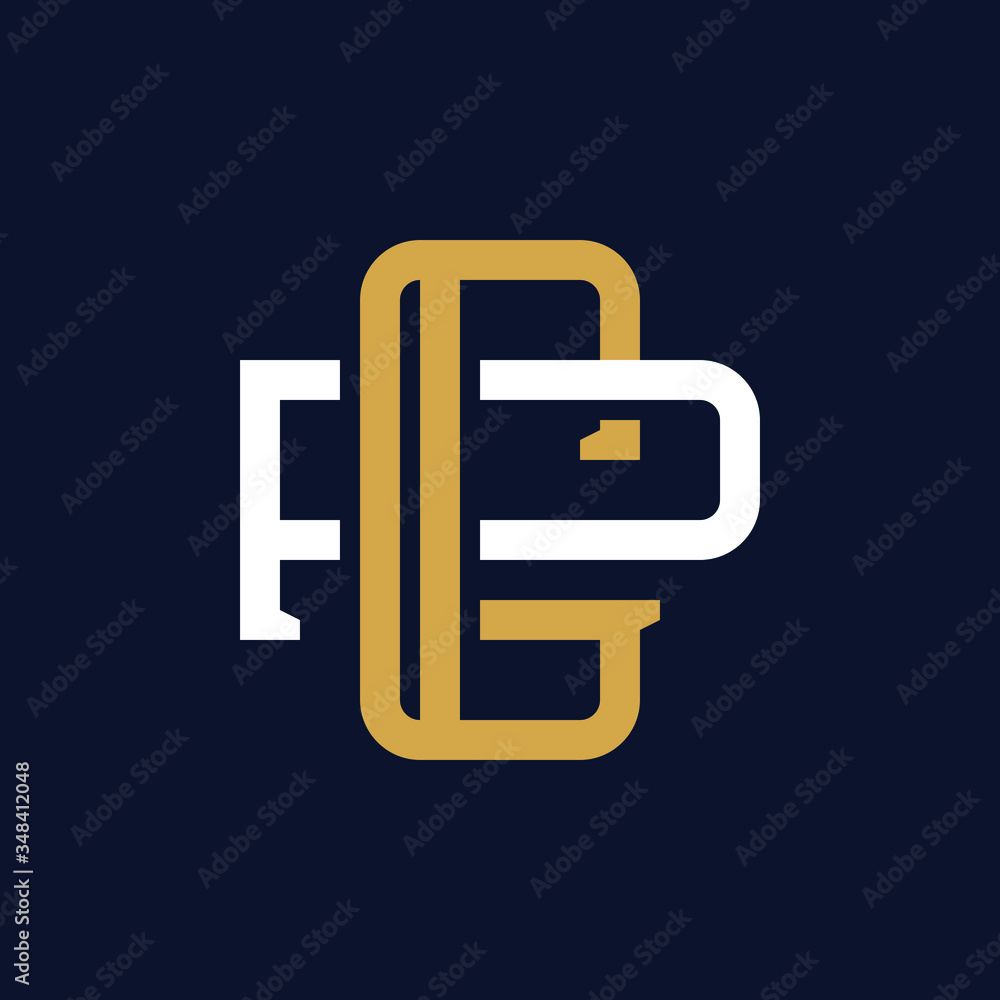Initial Letter GP PG Monogram Logo Design Initial Letter GP PG Monogram Logo Design