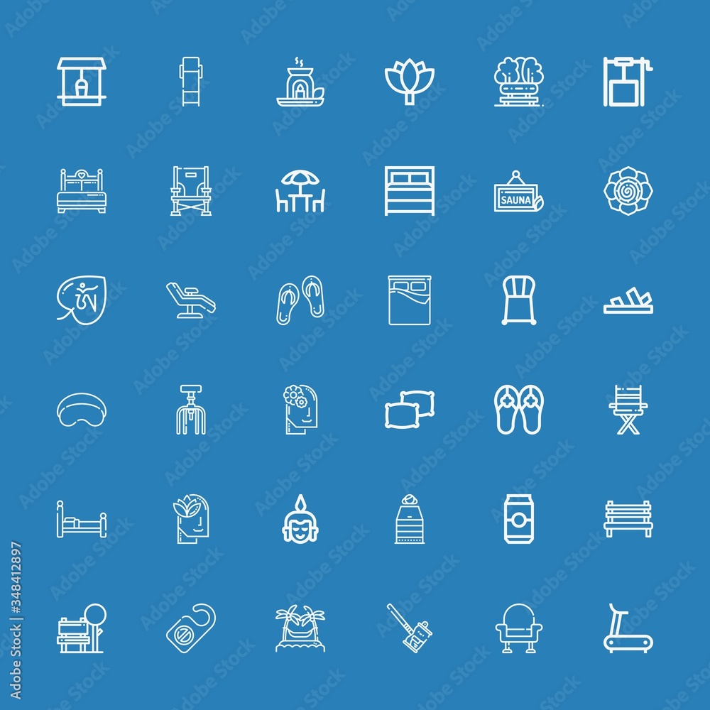 Editable 36 relax icons for web and mobile Editable 36 relax icons for web and mobile