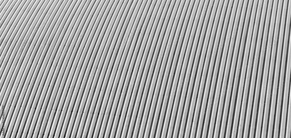 Metal sheet roof on top view,abstract background Metal sheet roof on top view,abstract background