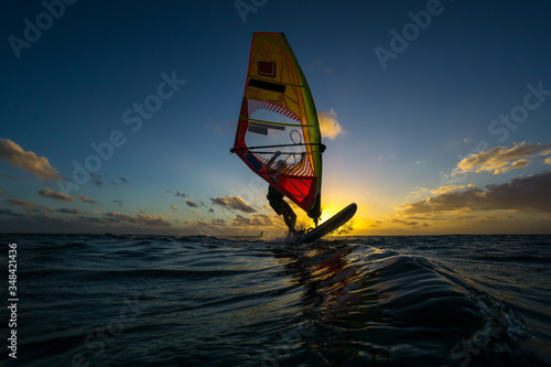 windsurfing in Mauritius © ohrim