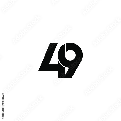 49 letter original monogram logo design
