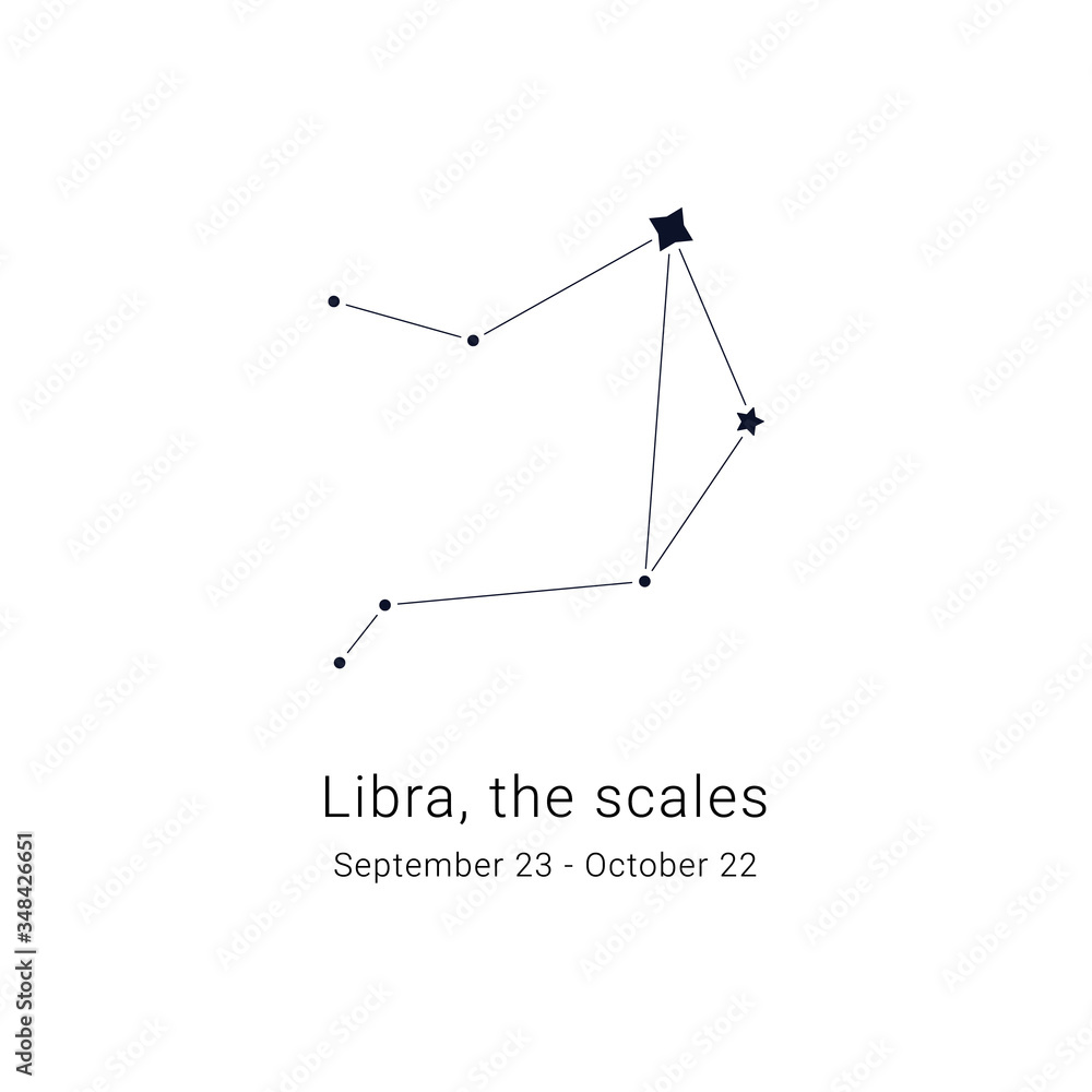 Libra, the scales. Constellation and the date of birth range Libra, the scales. Constellation and the date of birth range