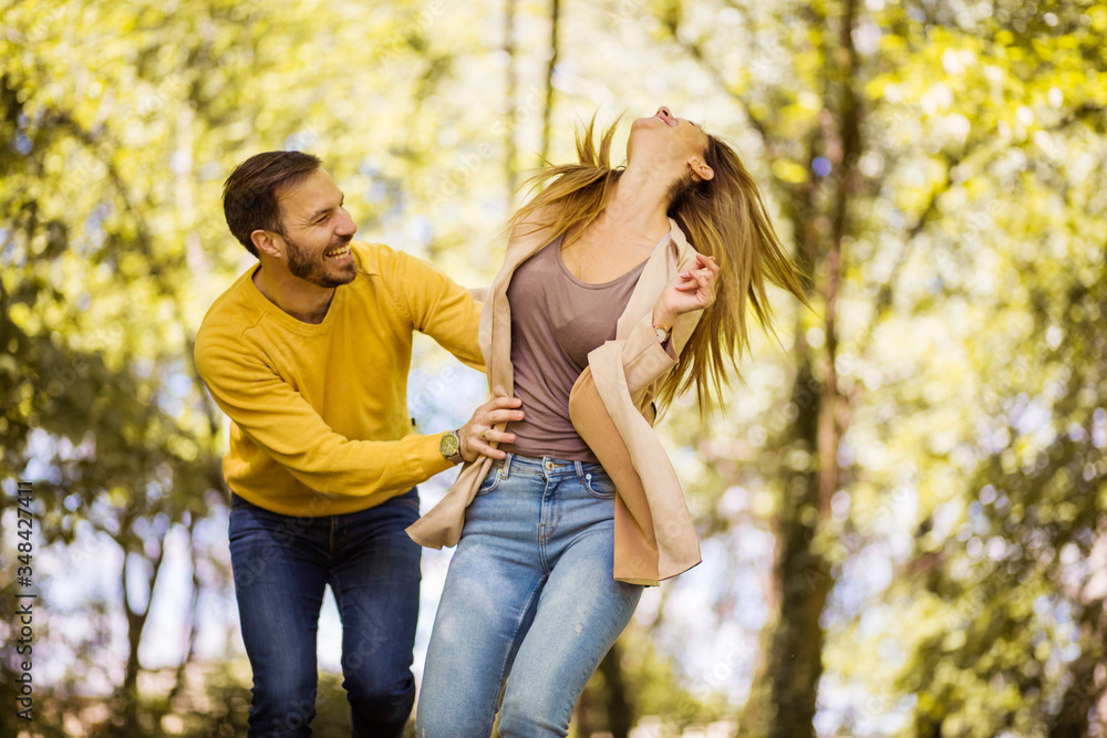 Fototapeta premium Love is the truest happiness.