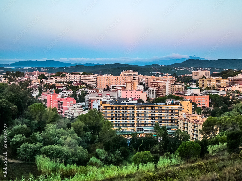 Obraz premium Lloret de Mar on the Costa Brava in Spain