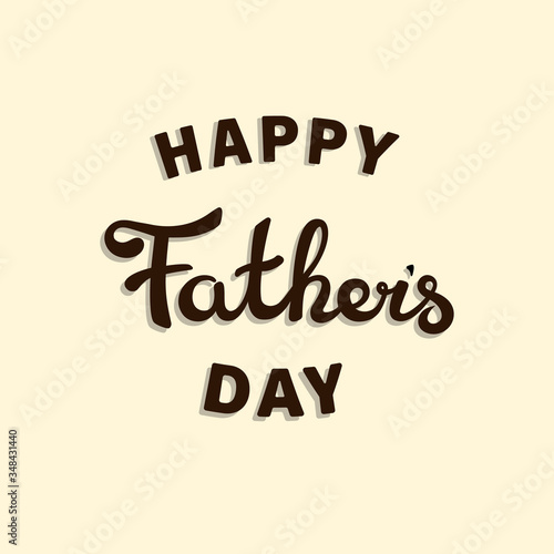 Happy Father’s Day greeting Card. Vector illustration.