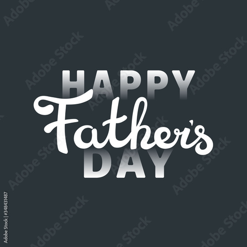 Happy Father’s Day greeting Card. Vector illustration.