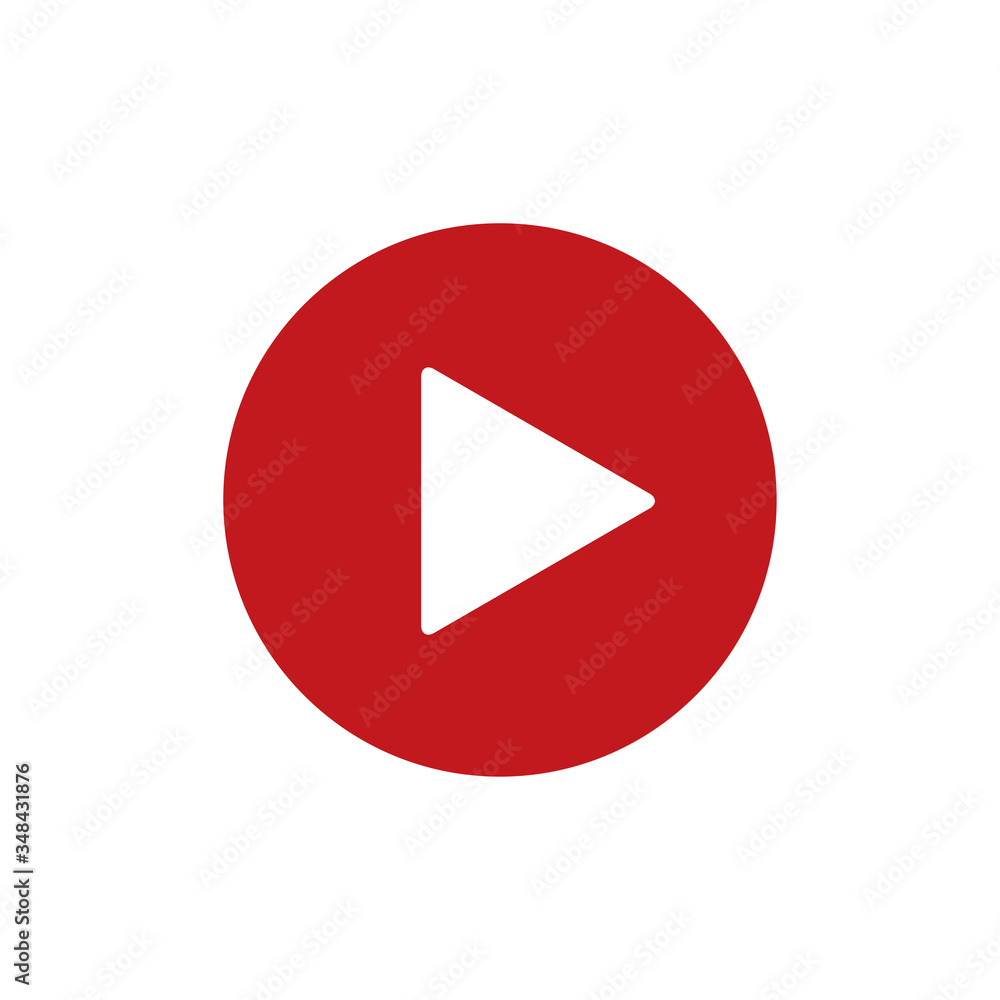 play button - media button icon vector design template play button - media button icon vector design template
