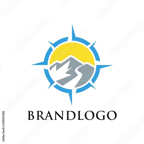 OUTDOOR  COMPASS LOGO DESIGN