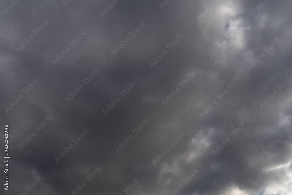 Cloudy heavy dark gray sky. sky before a thunderstorm Cloudy heavy dark gray sky. sky before a thunderstorm