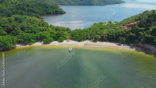 Chacachacare is one of the Bocas islands, which lie in the Bocas del Dragon between Trinidad and Venezuela photo