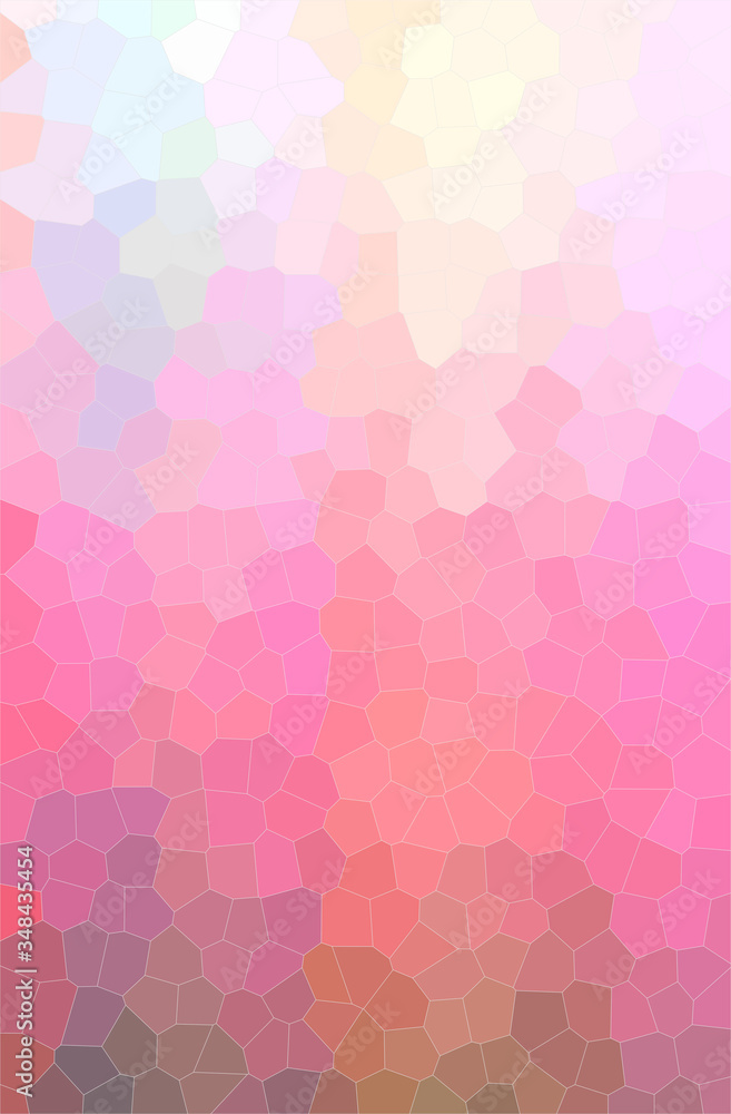Abstract illustration of pink Little Hexagon background Abstract illustration of pink Little Hexagon background