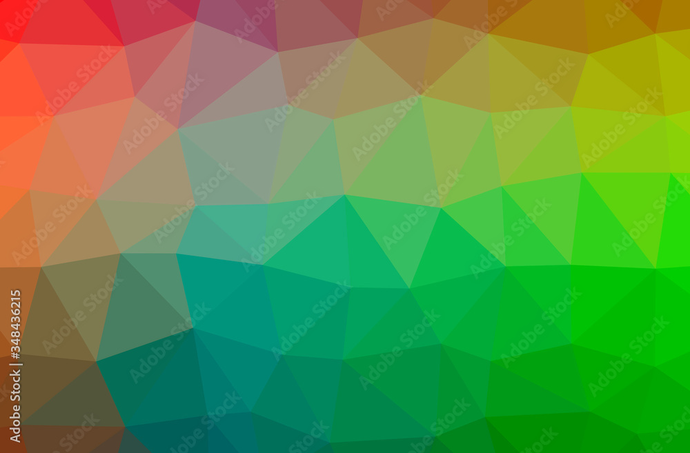 Illustration of abstract Green, Red horizontal low poly background. Beautiful polygon design pattern. Illustration of abstract Green, Red horizontal low poly background. Beautiful polygon design pattern.