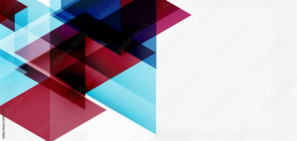 Geometric abstract background, mosaic triangle and hexagon shapes. Trendy abstract layout template for business or technology presentation, internet poster or web brochure cover, wallpaper Geometric abstract background, mosaic triangle and hexagon shapes. Trendy abstract layout template for business or technology presentation, internet poster or web brochure cover, wallpaper