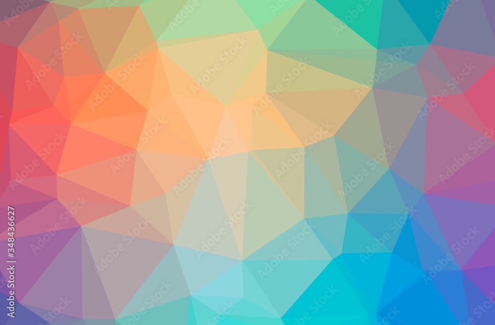 Illustration of abstract Blue, Red And Yellow horizontal low poly background. Beautiful polygon design pattern. Illustration of abstract Blue, Red And Yellow horizontal low poly background. Beautiful polygon design pattern.