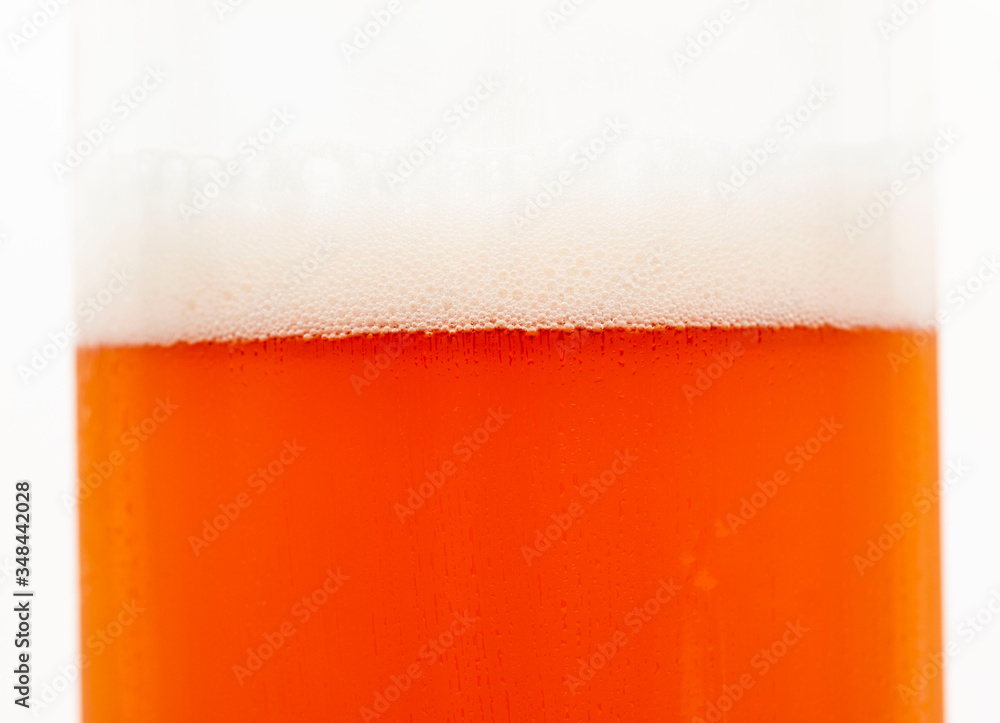 misted glass with beer bubbles misted glass with beer bubbles