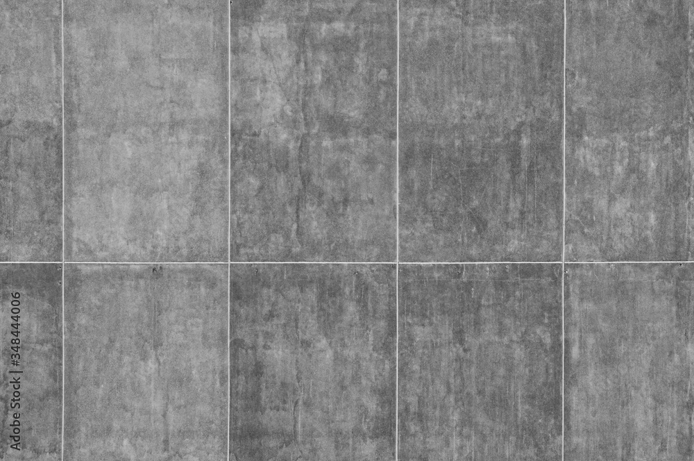 Grey Bare concrete wall with line background , interior and exterior texture design or wallpaper