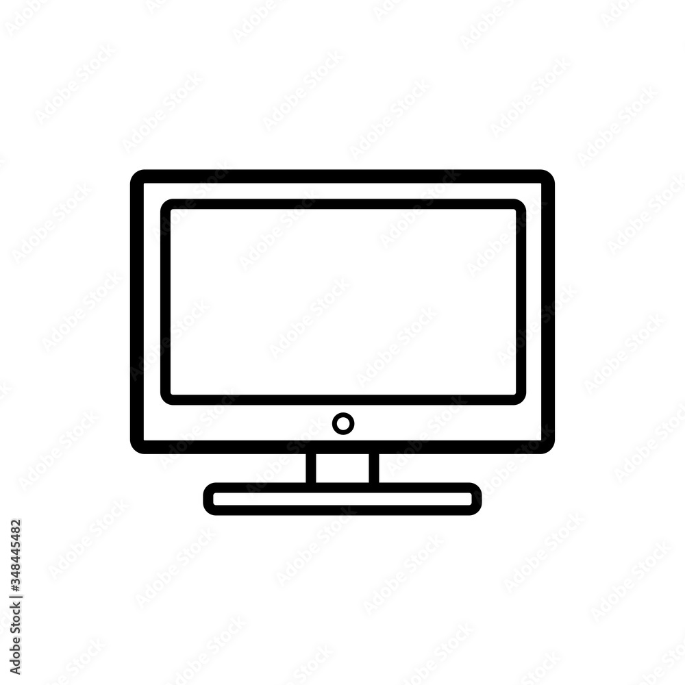 monitor - led monitor icon vector design template monitor - led monitor icon vector design template