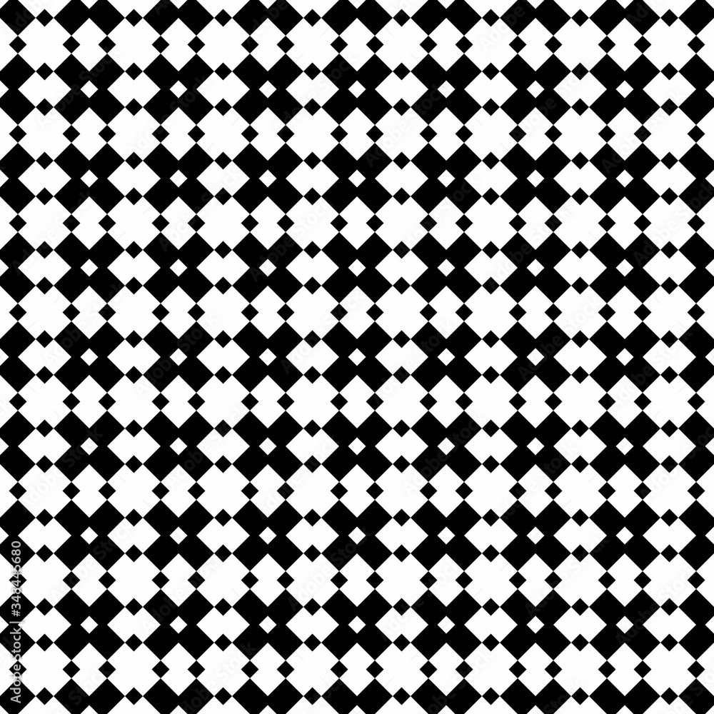 black and white abstract seamless pattern