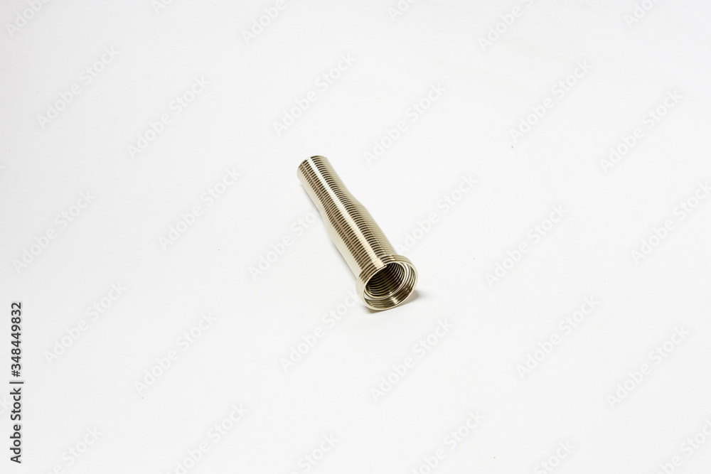 spring part for industrial use on white background. spring part for industrial use on white background.