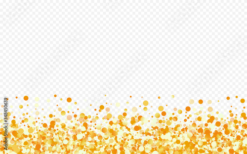 Yellow Dot Isolated Transparent Background. 