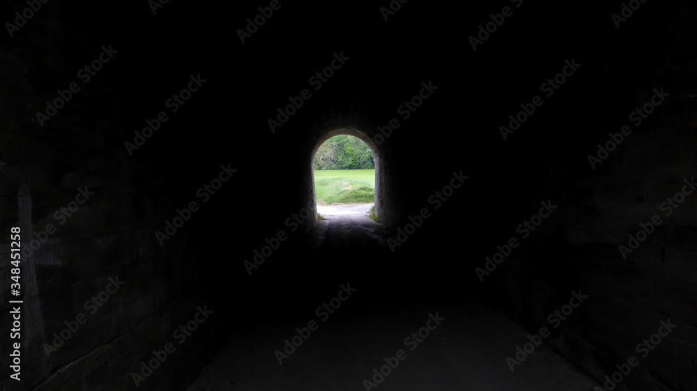 dark tunnel with light at the end dark tunnel with light at the end