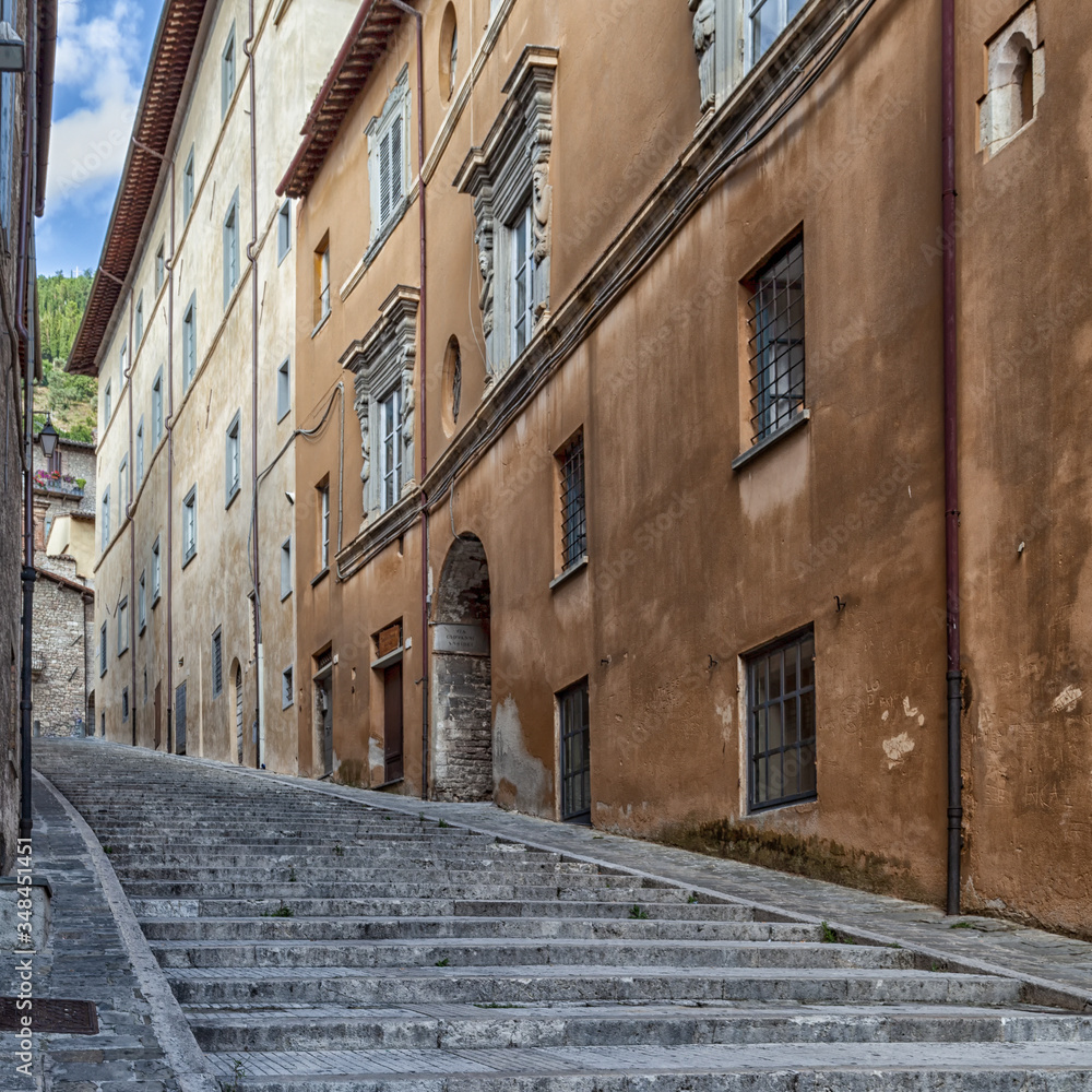 Fototapeta premium narrow street in the old town