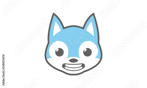 blue cat face