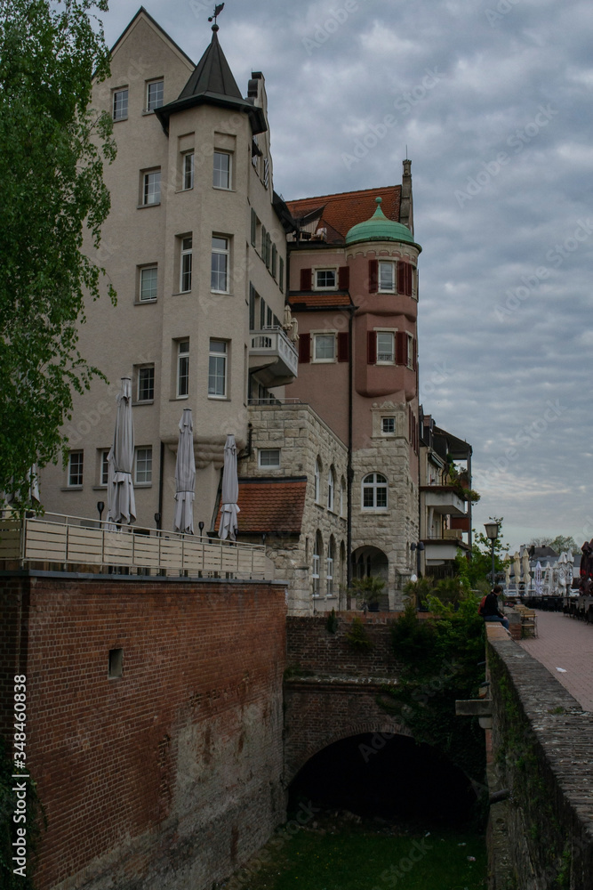 Obraz premium Germany city of Ulm, Fisherman's Quarter - narrow streets, bridges and houses