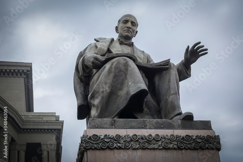 The statue of Alexander Afanasyevich Spendiarov (Spendiaryan), music composer and conductor, Armenian born in Russia photo