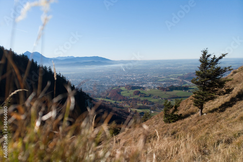 Landschaftsfoto vom Berg Nockstein aus auf Salzburg photo