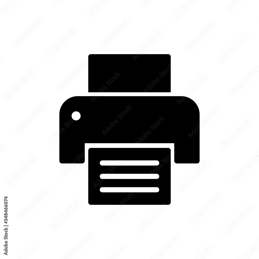 printer icon vector design template printer icon vector design template
