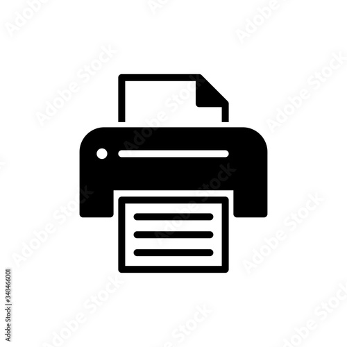 printer icon vector design template