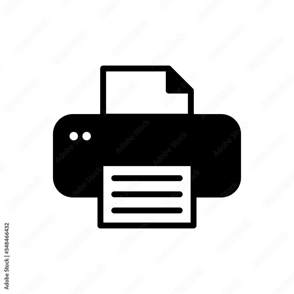 printer icon vector design template printer icon vector design template