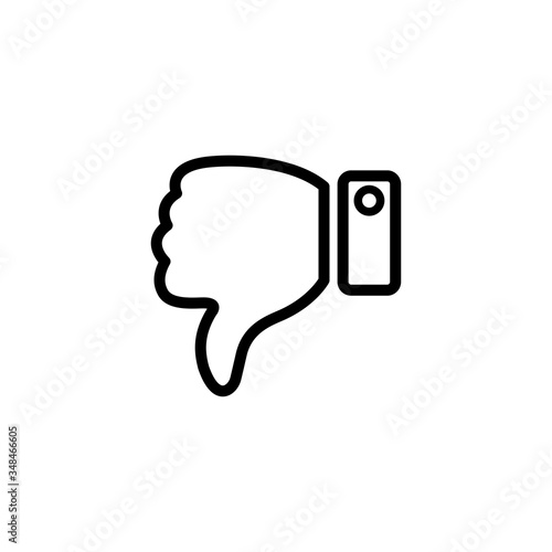 thumb up - thumb down icon vector design template