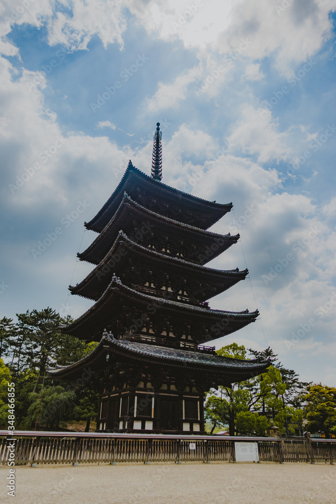 興福寺　五重塔　奈良