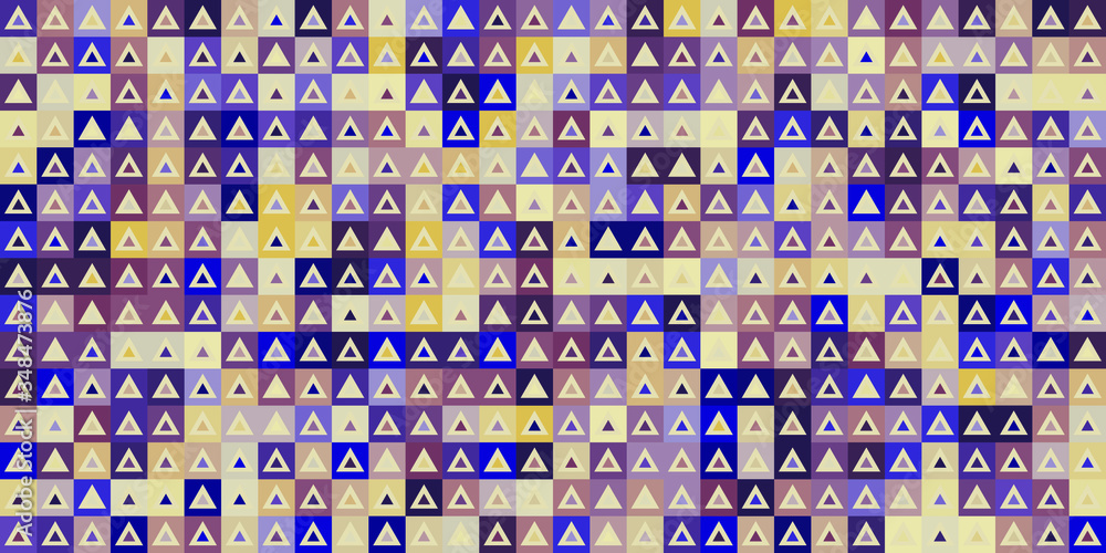 Fototapeta premium Colorful pattern with different shapes objects. Texture background for textile, print, paper, fabric background, wallpaper