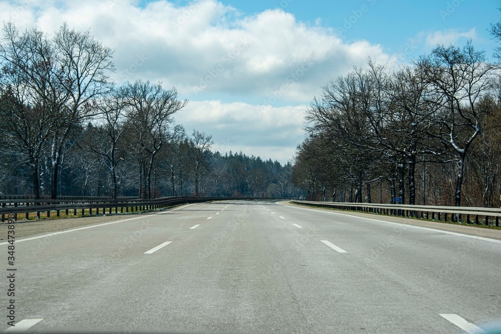 Fototapeta premium Highway in Germany