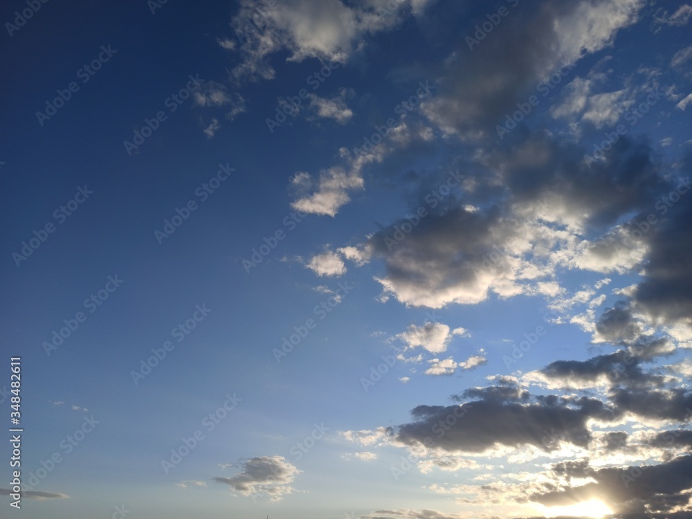 Obraz premium Evening clouds