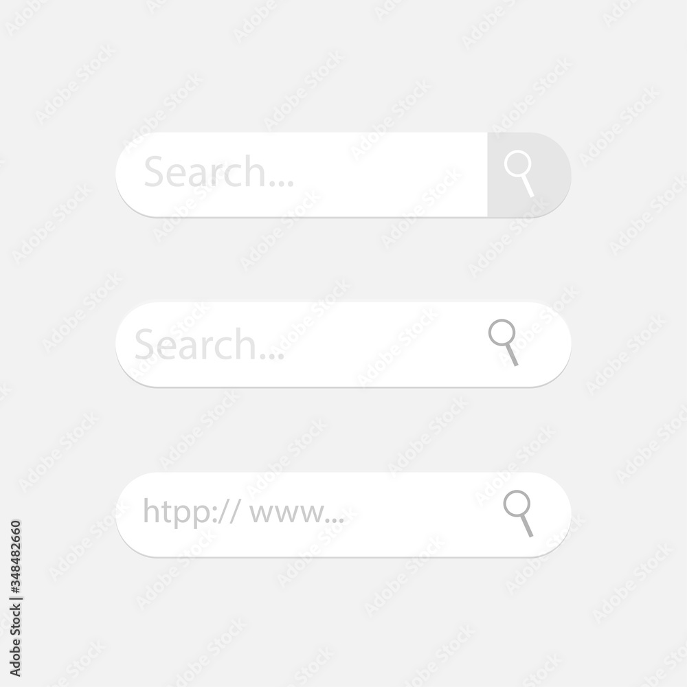 Search bar icon. Web search illustration .Search button. www. Search bar icon. Web search illustration .Search button. www.