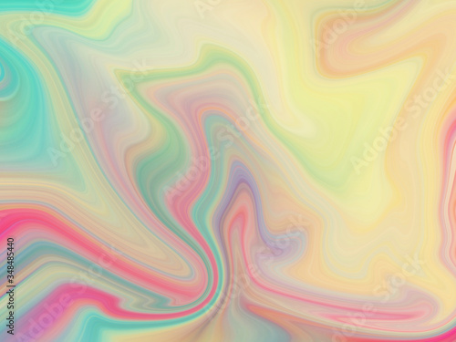 Abstract gradient artwork. Colorful liquid marble style background. Fluid inks creative texture