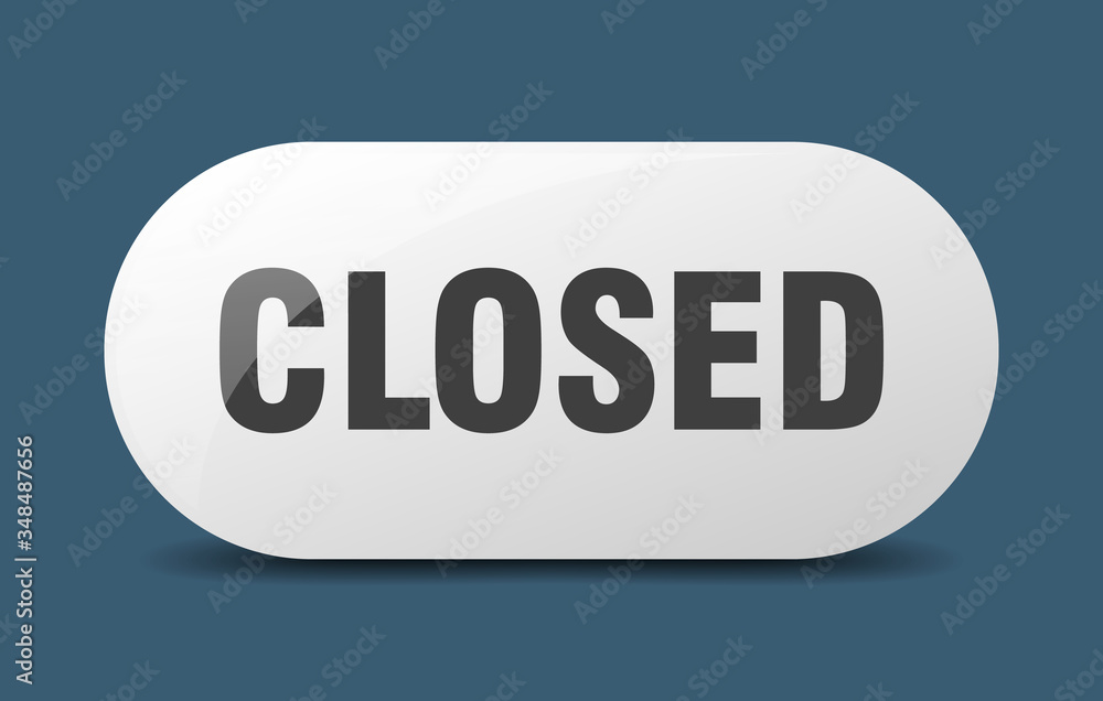 closed button. closed sign. key. push button. closed button. closed sign. key. push button.