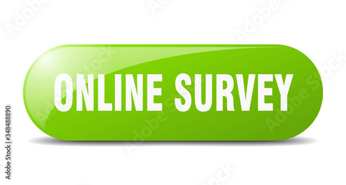 online survey button. online survey sign. key. push button.