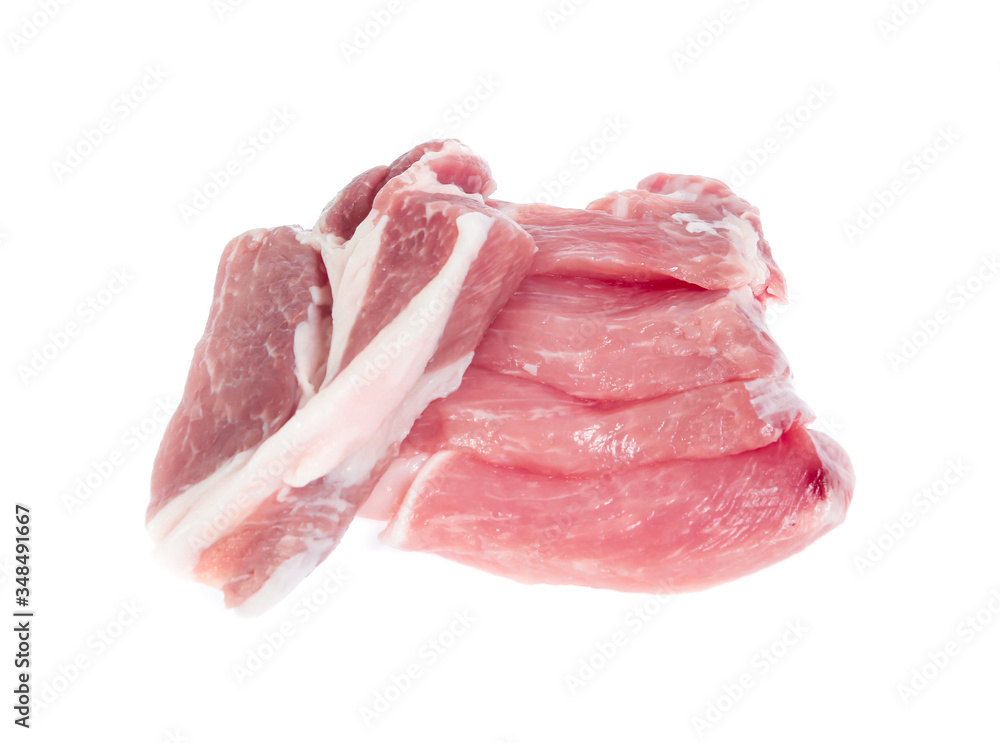 isolated raw meat isolated raw meat