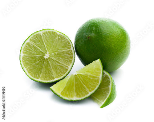 Lime isolated on white background